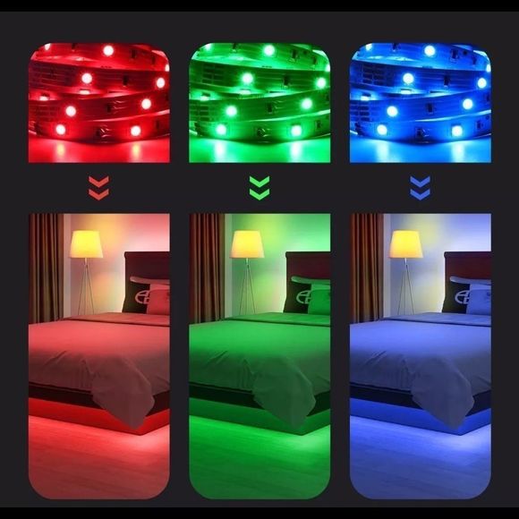 Led Strip Lights, 5050 Led Lights for Bedroom, Kitchen, Home Decoration - Picture 8 of 8